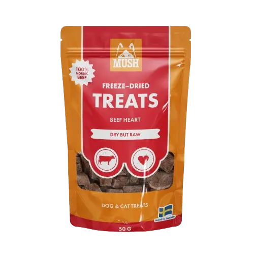 Treats Frysetørket Godbit med Oksehjerte 55 g