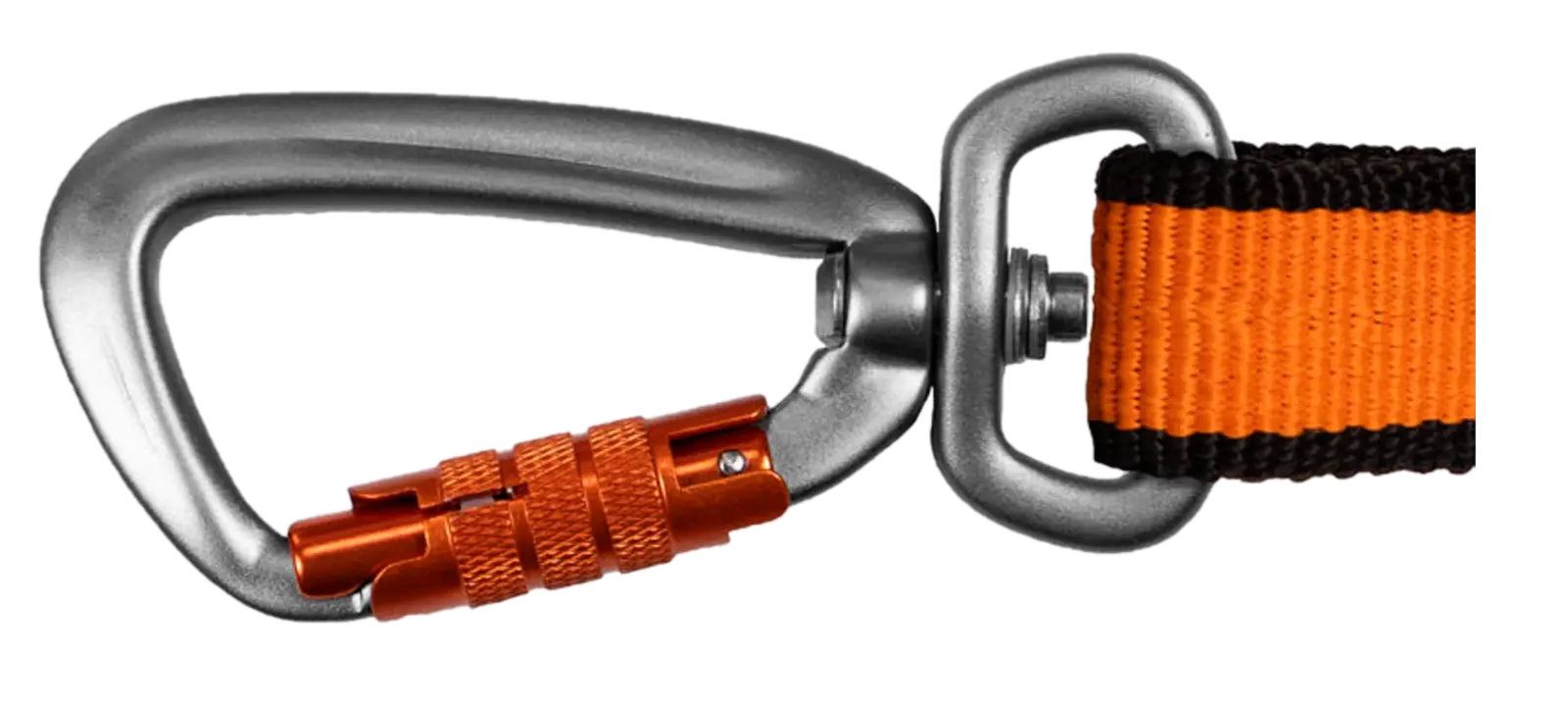 Bungee hihna musta/oranssi 2.0m/23mm