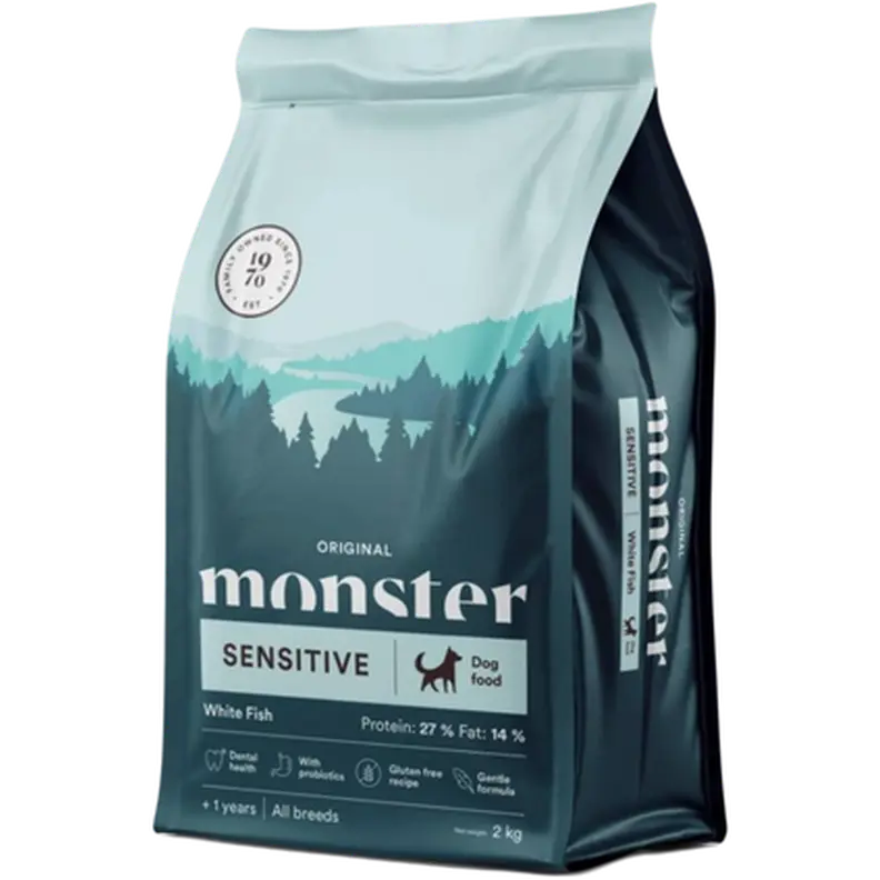 Dog Original Sensitive Fish All Breed valkoinen kala