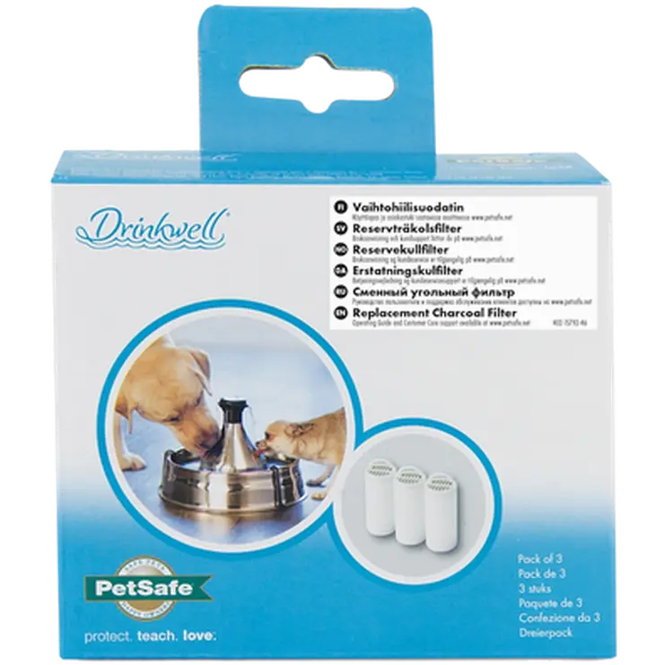 Drinkwell 360 Pet Fountain Replacement Charcoal Filter 3-pack