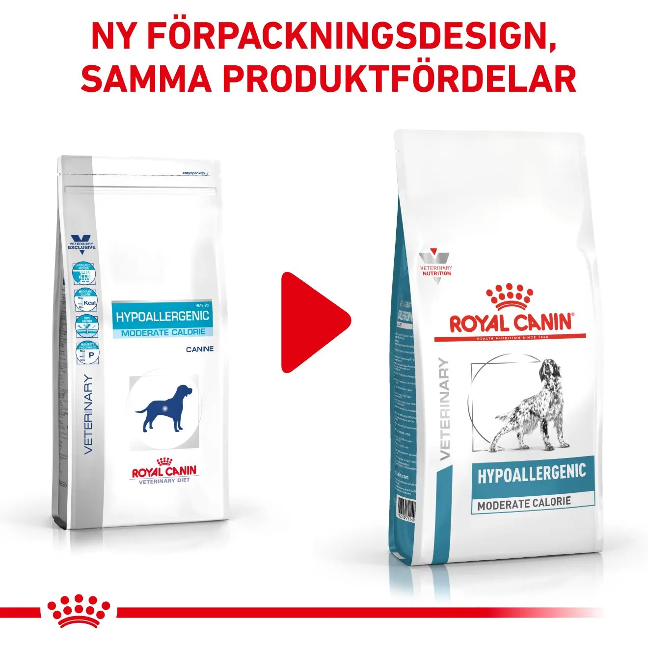 Derma Hypoallergenic Moderate Calorie kuivaruoka koirille