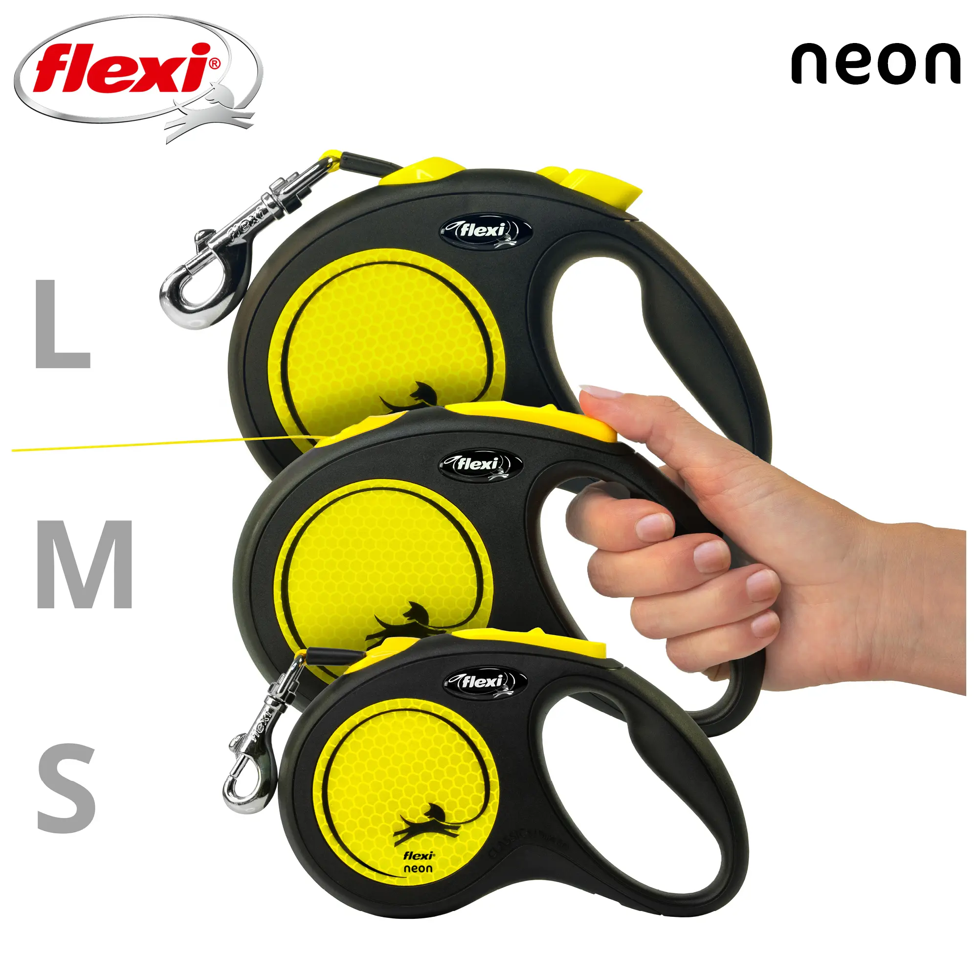 Rullkoppel New Neon Tape Gul