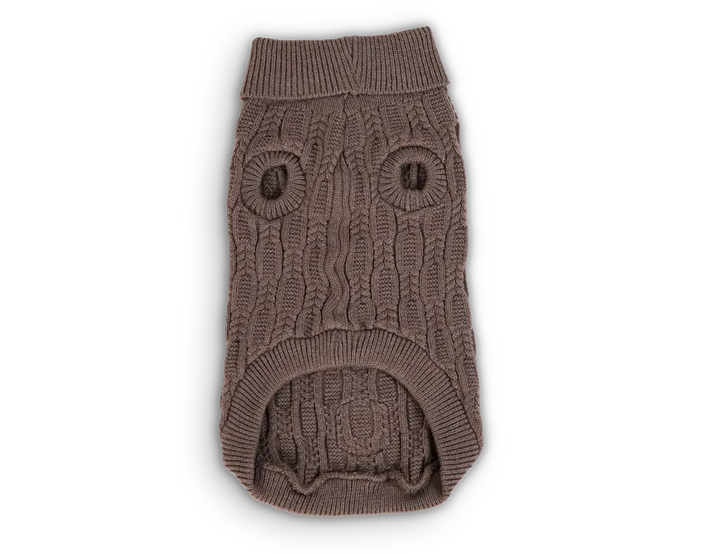 Neulepusero Comfort Ruskea