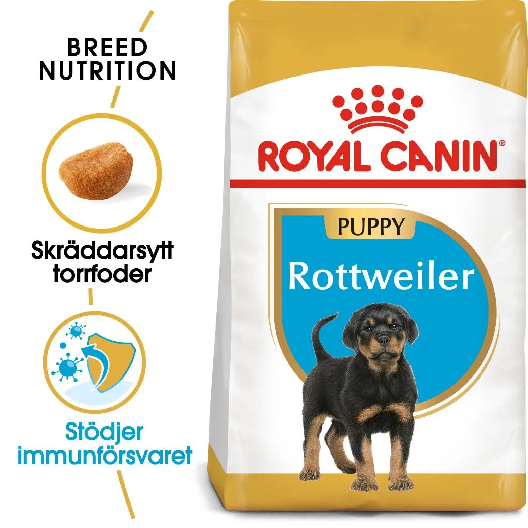 Rottweiler Puppy Kuivaruoka pennuille