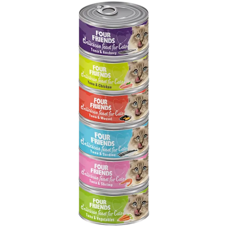 Cat Adult Tin Multipack Multicolored 85 g x 6 st