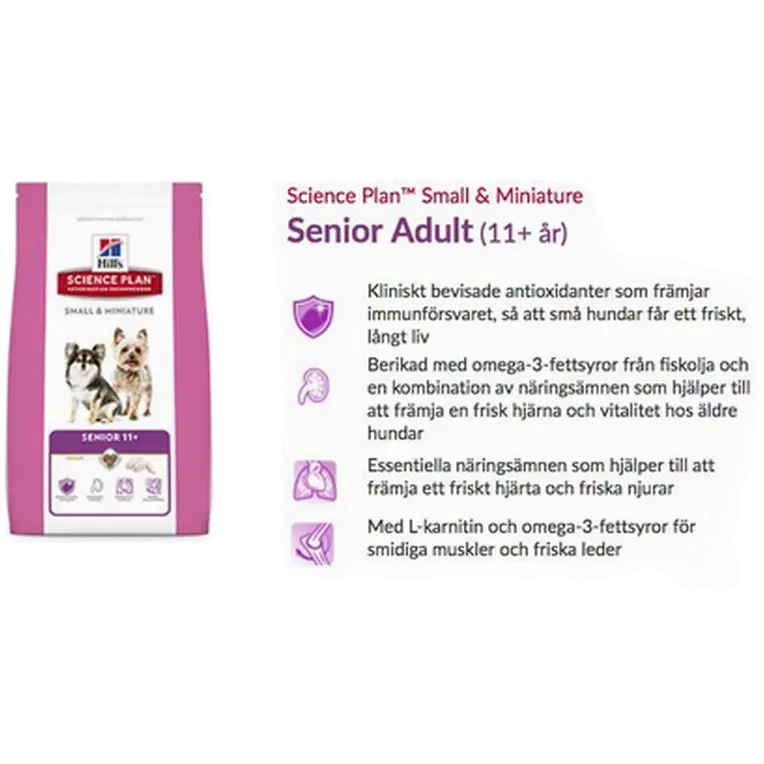 Senior Adult 11+ Small & Miniature Chicken - Dry Dog Food