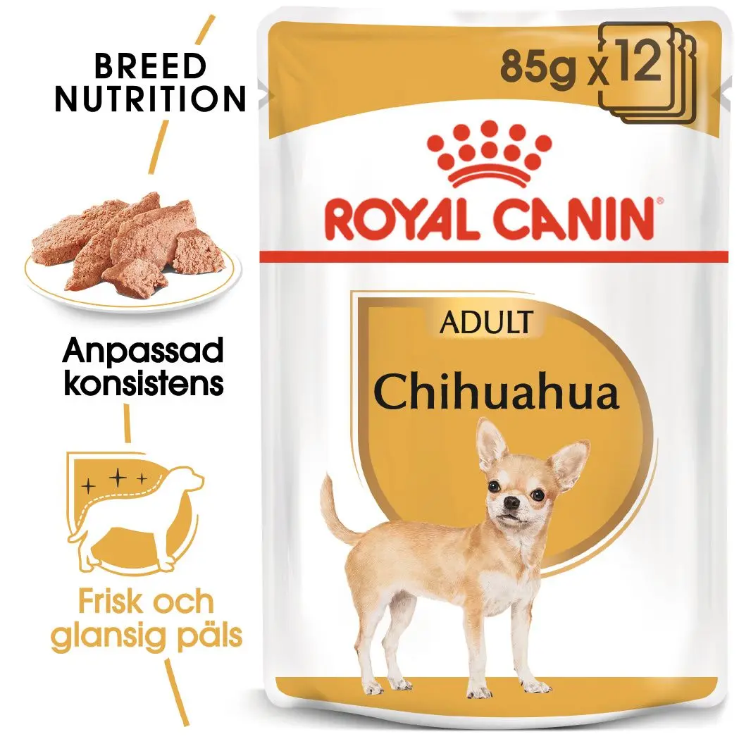 Chihuahua Adult Märkäruoka koirille 85 g x 12 kpl
