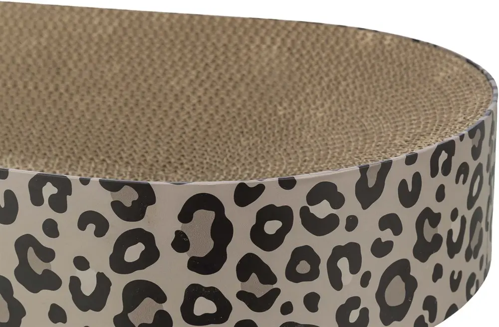 Trixie Kratzbrett Leo mit Katzenminze, Braun – 63 × 10 × 35 cm