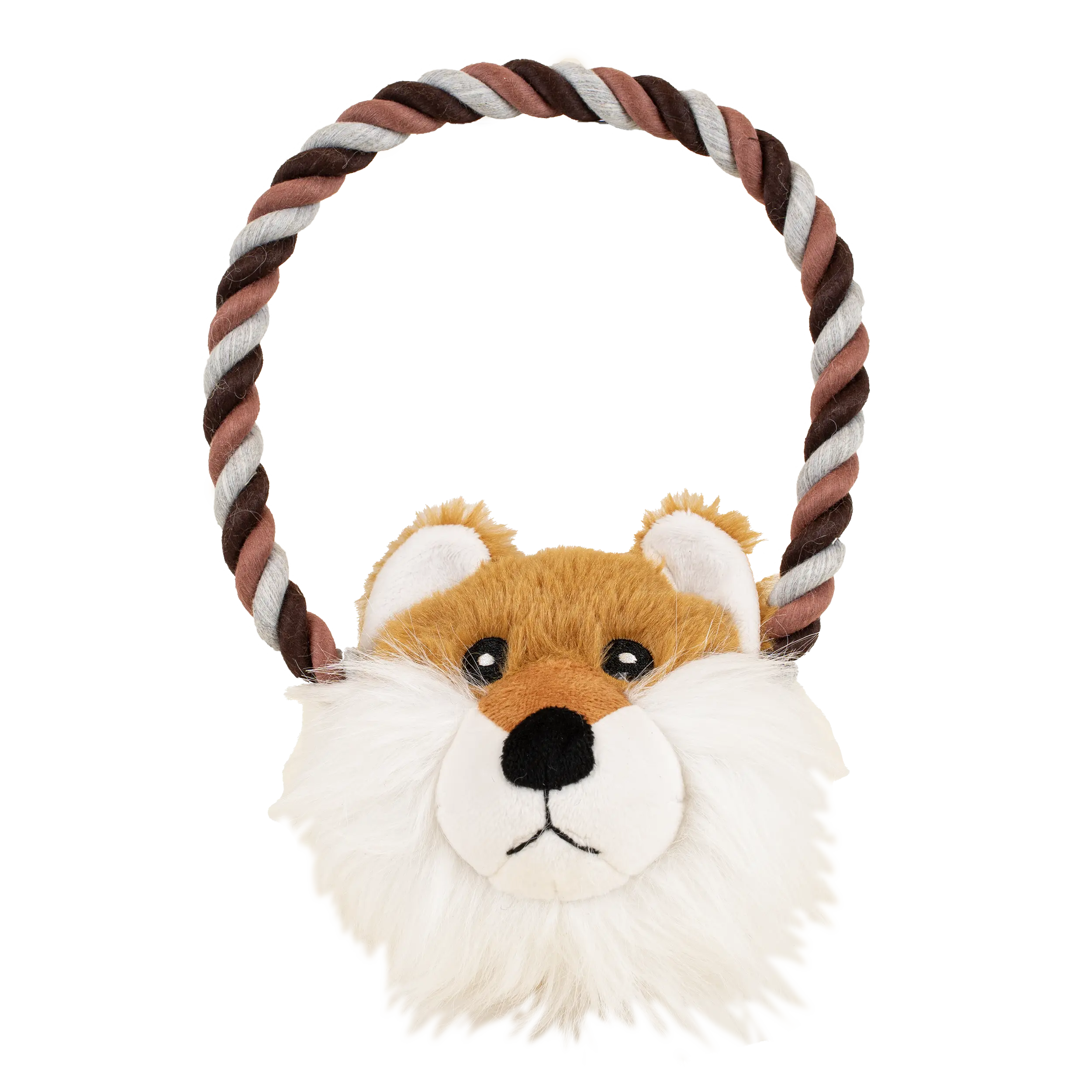 Koiran lelu Foxson, 22x19x7cm, Monivärinen