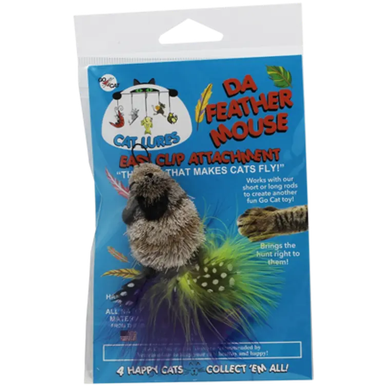 Da Bird™ Feather Mouse Tafs Cat Toy Mix 1st