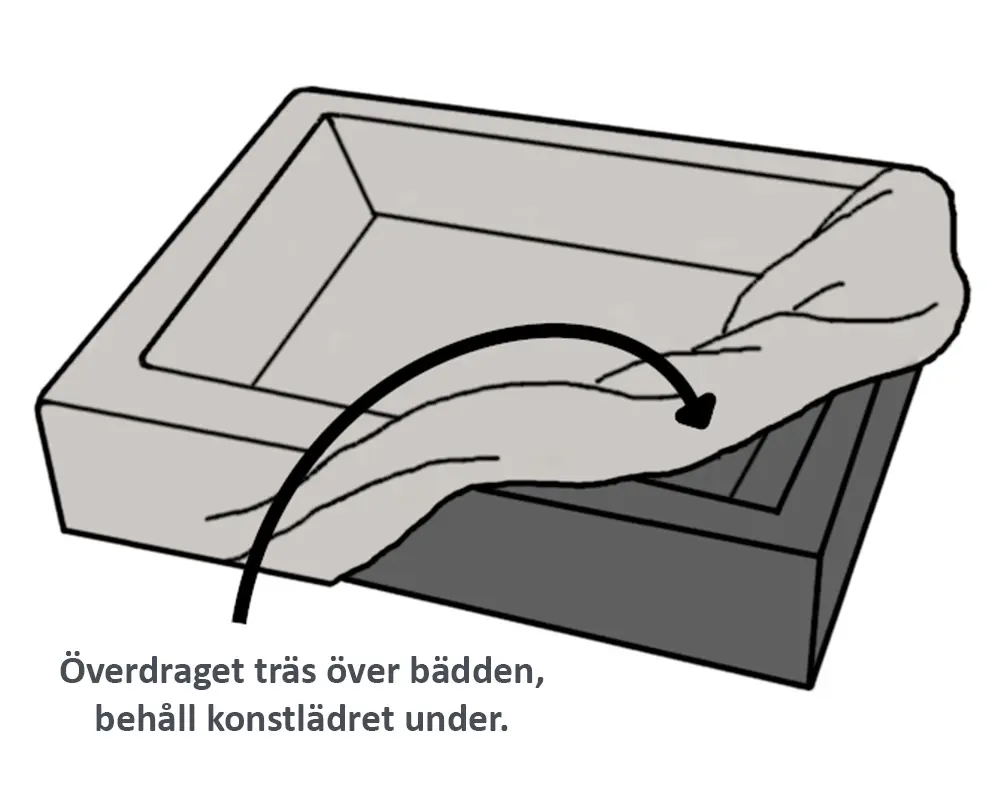 Biabädd Överdrag - Royal Svart