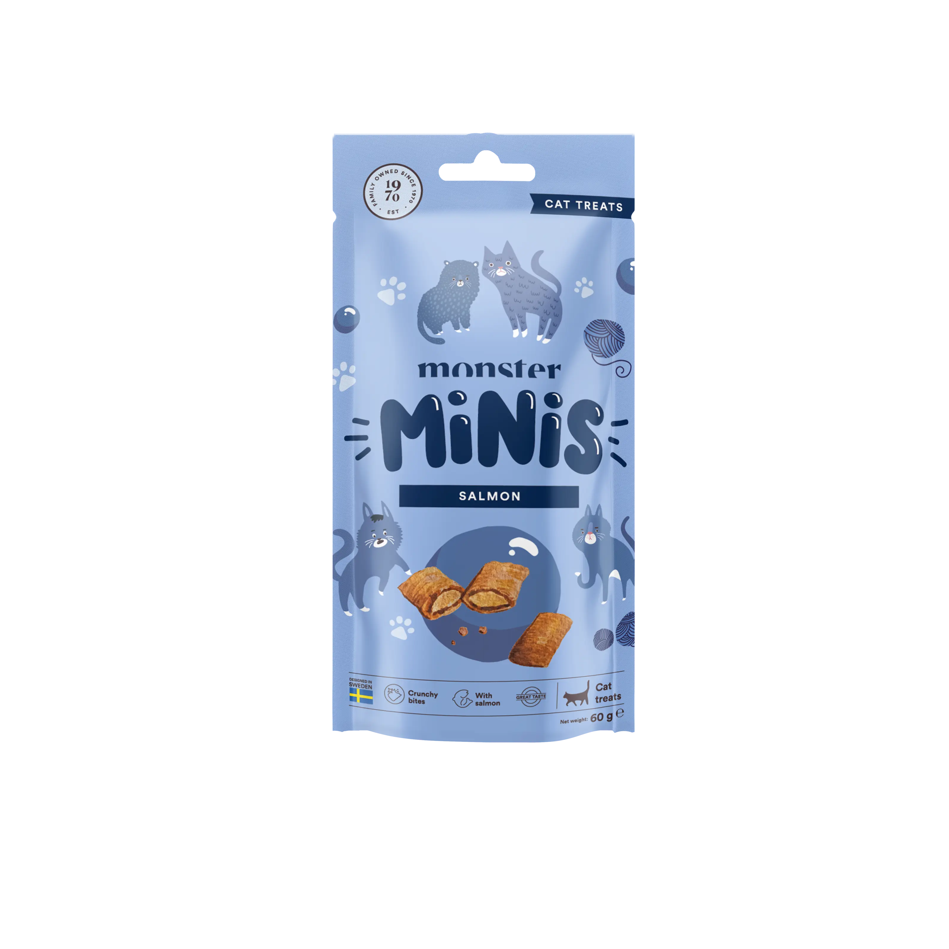 Minis herkut Lohi 60 g
