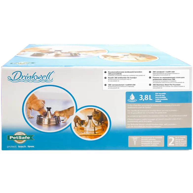 Drinkwell 360 Stainless Steel Pet Fountain