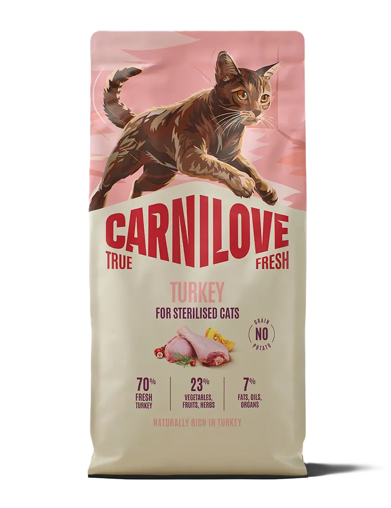 True Fresh Cat Turkey for sterilisert voksenkatt av alle raser 2 kg