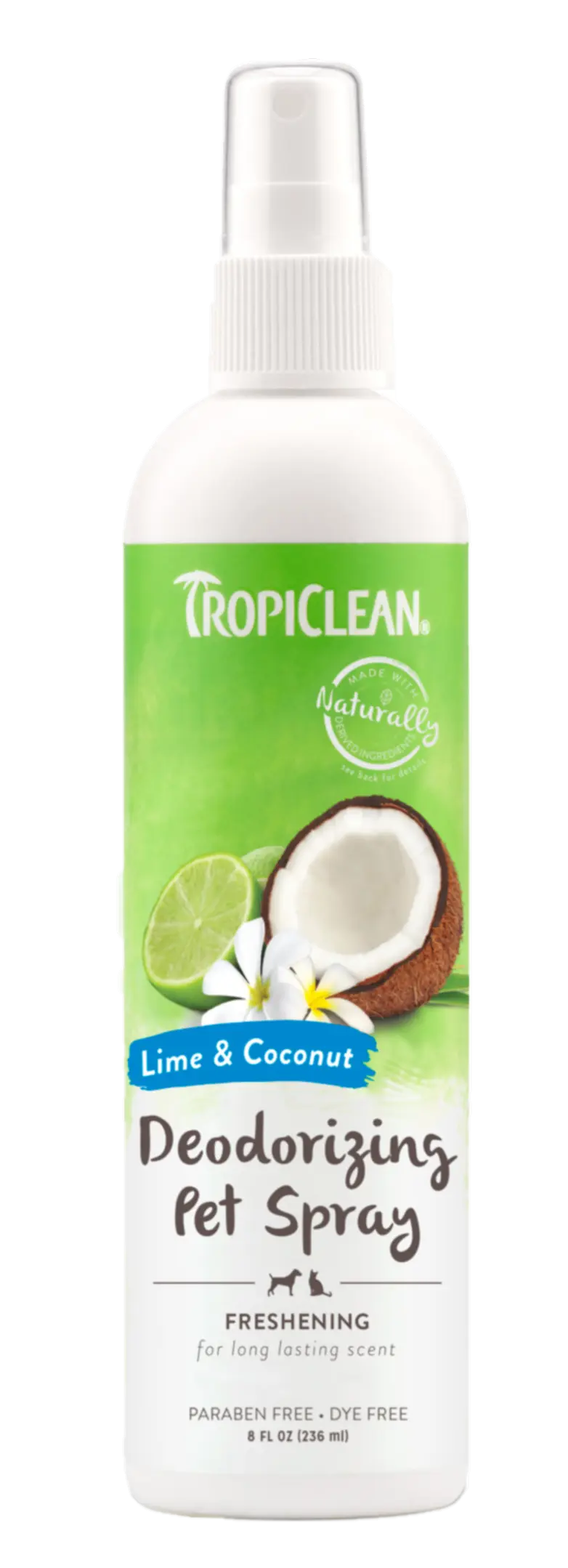 Lime & kokosnøtt deodoriserende spray for kjæledyr 236 ml