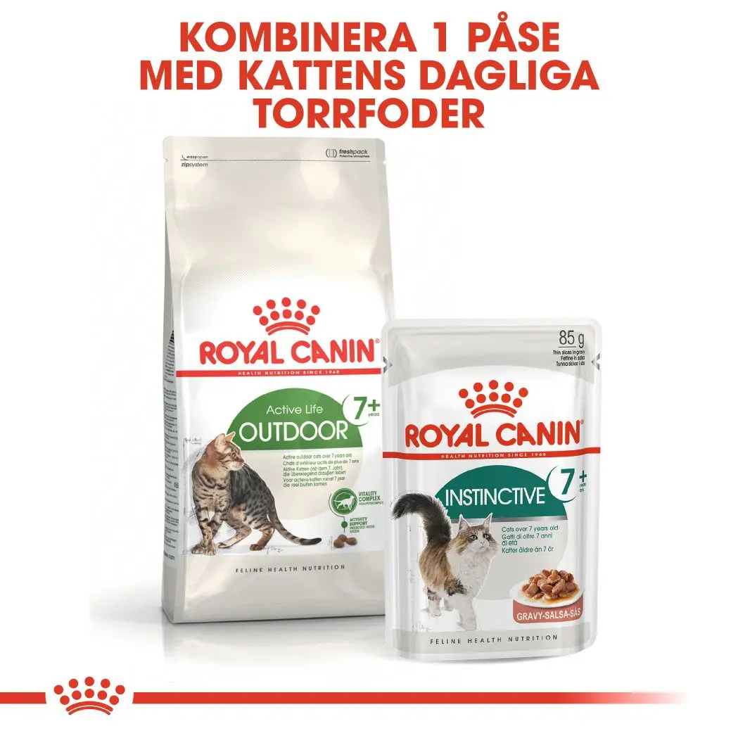 Outdoor 7+ Ageing Torrfoder för katt