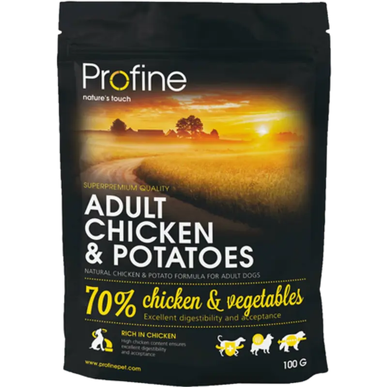 Koiran kuivaruoka Adult Kana & Perunat 3 kg