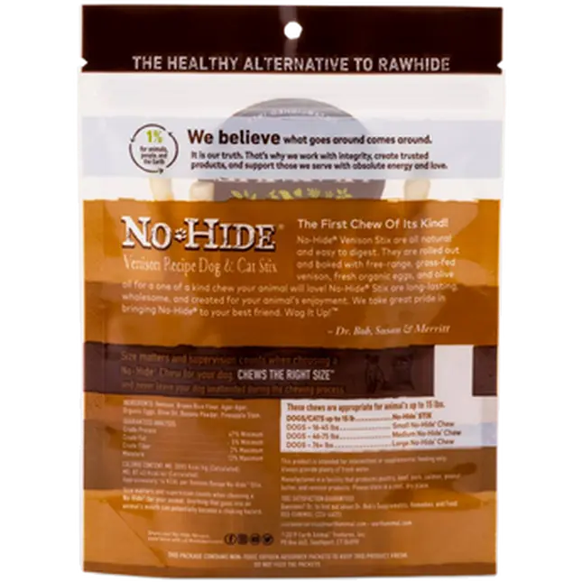 No-Hide Venison Chew Stixs