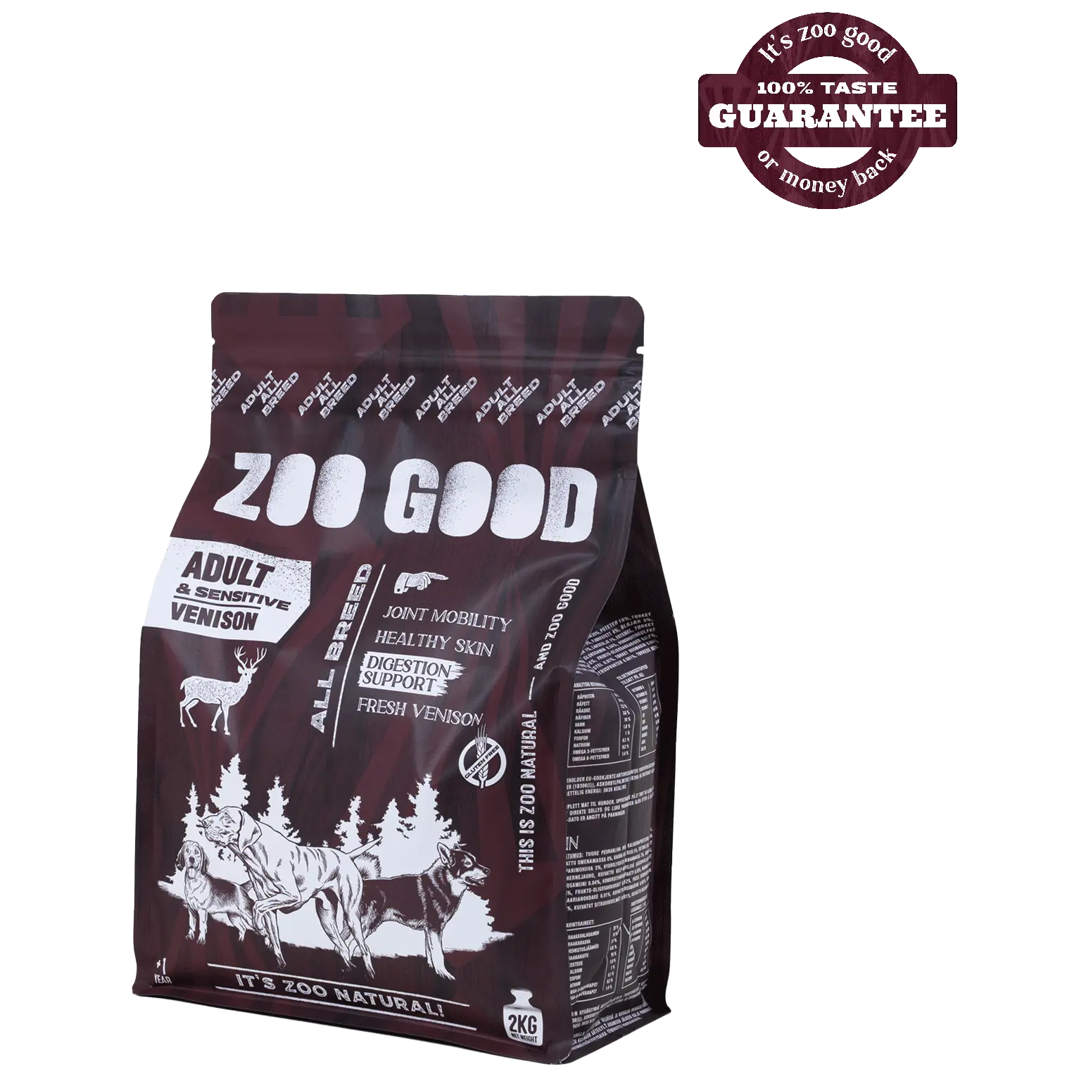 Venison Sensitive Adult All Breed - kuivaruoka kaikille roduille 2 kg