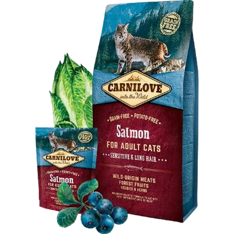 Cat Salmon Sensitive & Long Hair