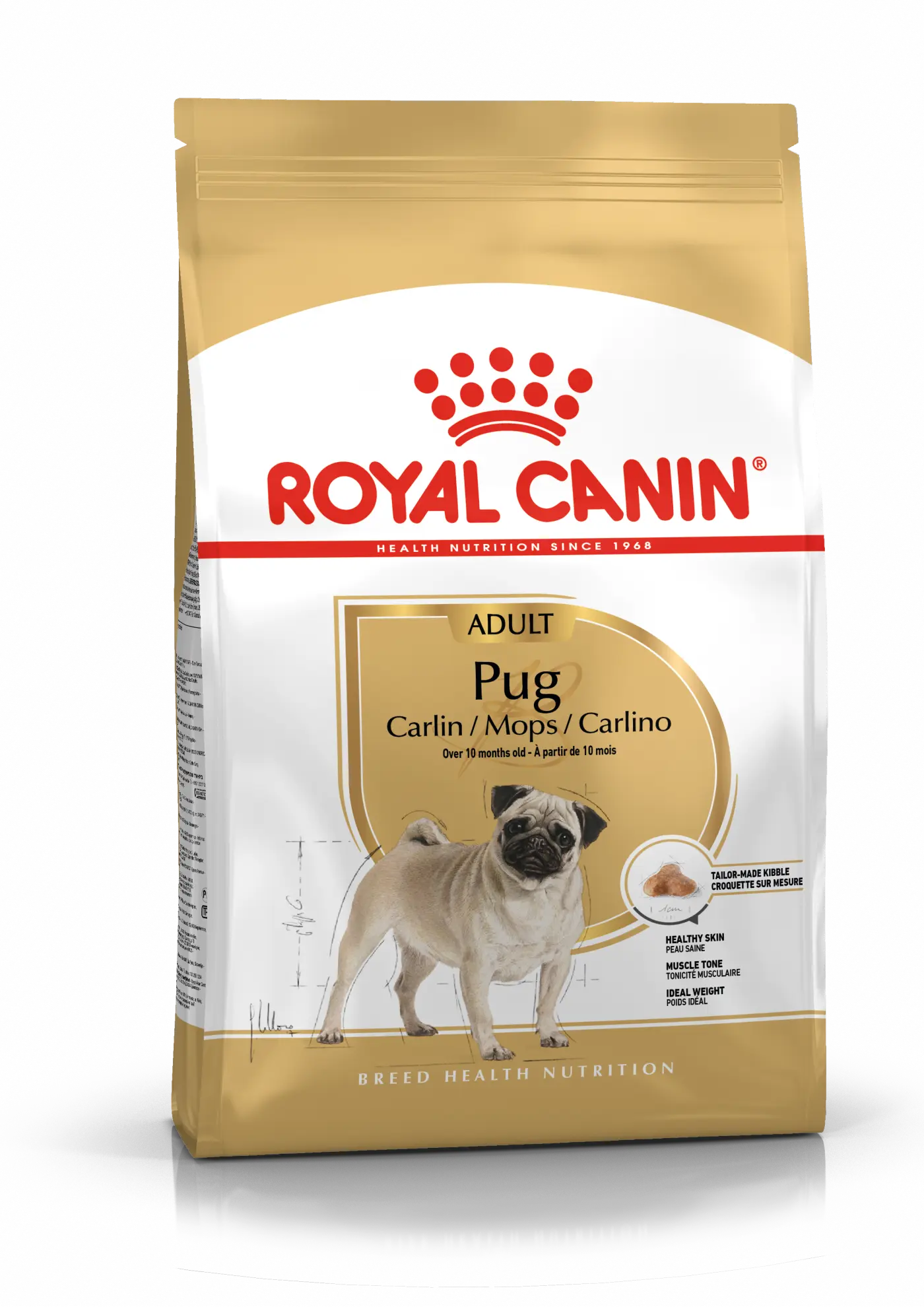 Pug Adult Torrfoder för hund