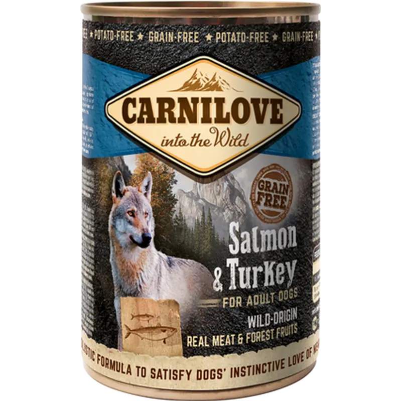 Dog Wild Meat Salmon & Turkey 400 g
