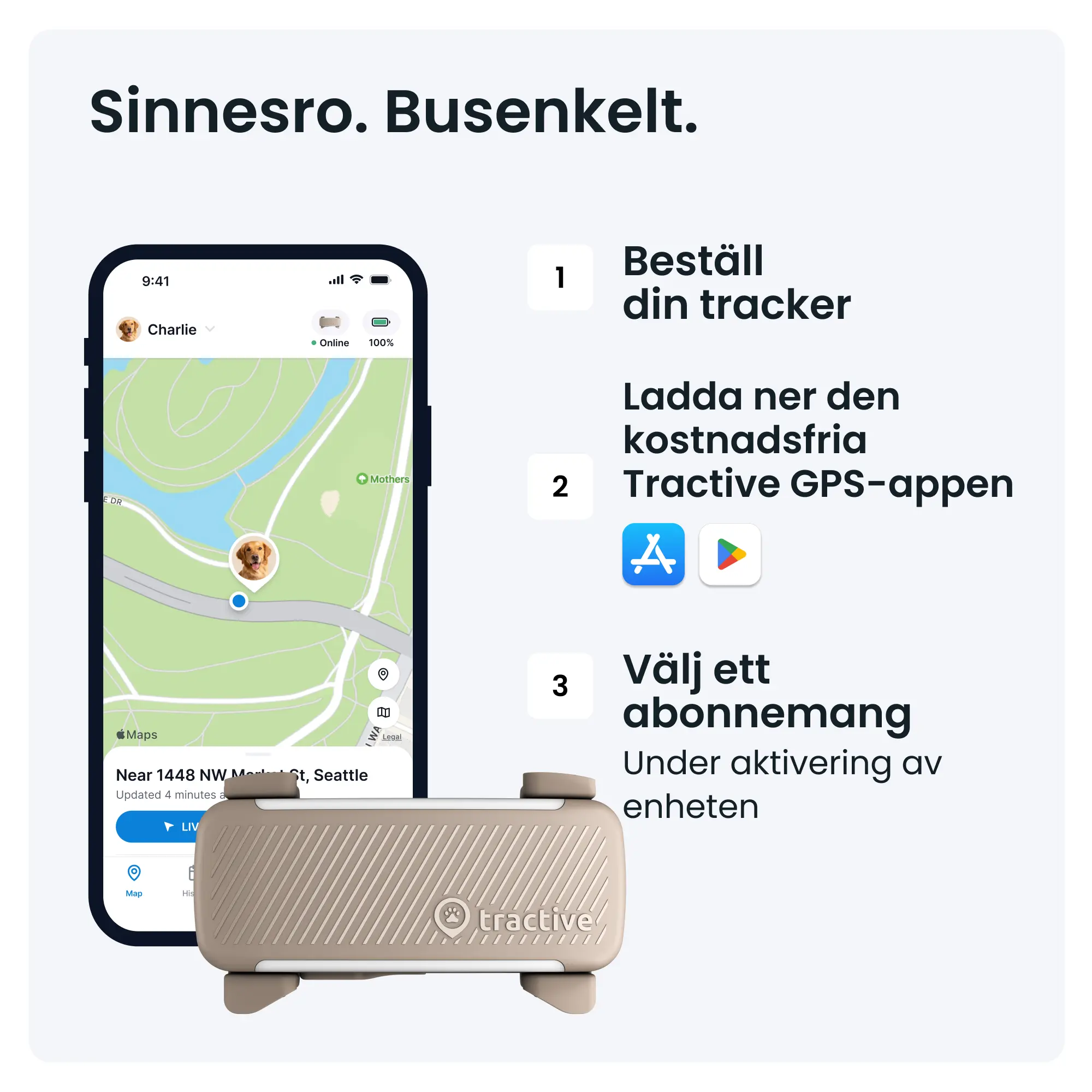 GPS-paikannin koiralle Koira 6 - ruskea