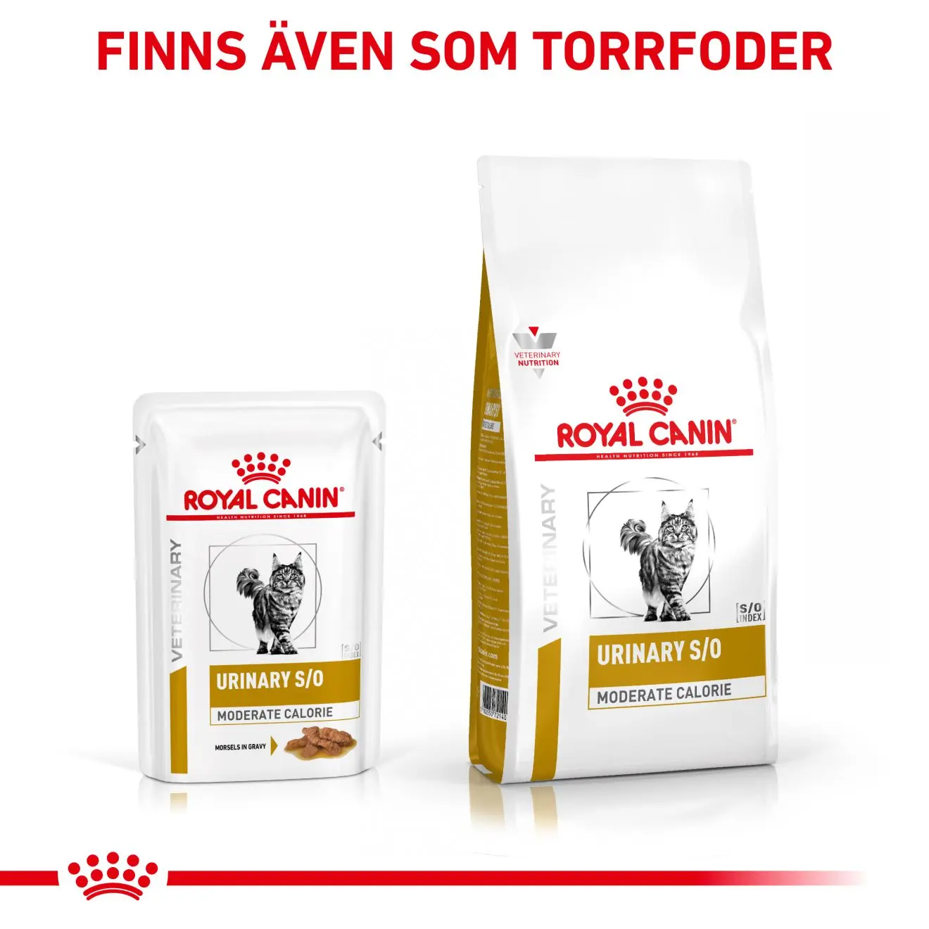 Urinary S/O Moderate Calorie Morcels in Gravy Pouch kissan märkäruoka