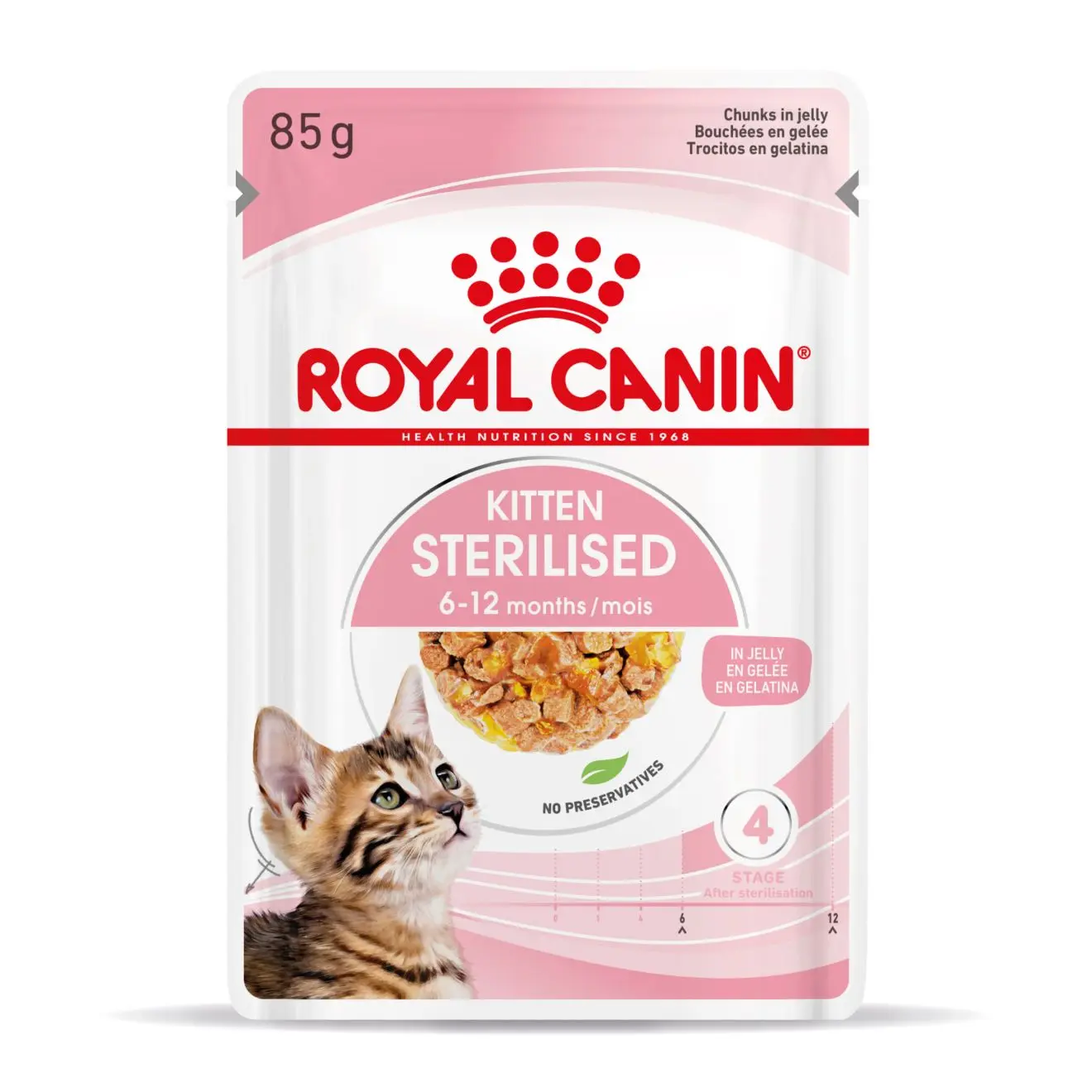 Kitten Sterilised Hyytelö Märkäruoka Kissanpennulle