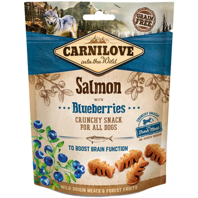 Dog Crunchy Snack Salmon & berries 200 g