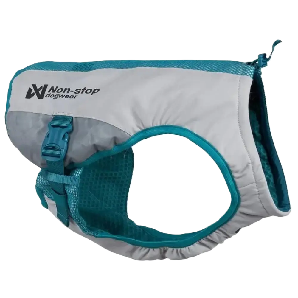 Cooling vest XS lightgray/teal