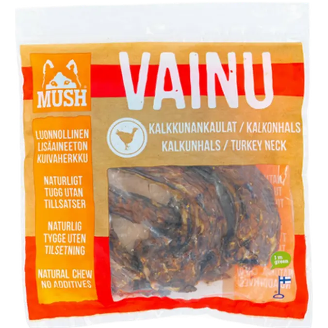 Vainu kalkunhals rød 220 g