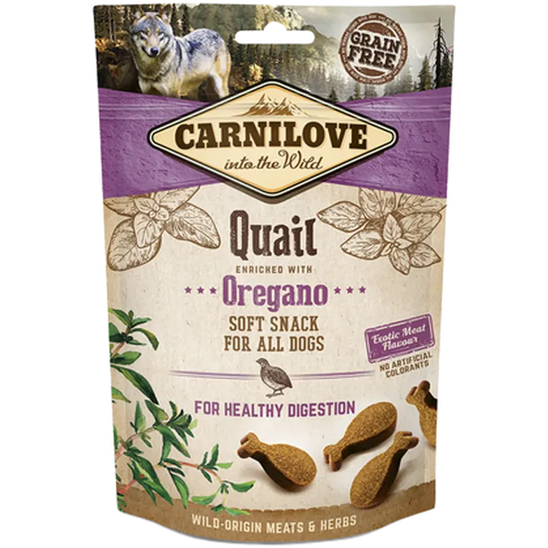 Dog Semi Moist Snack Quail & Oregano