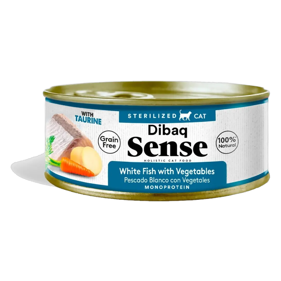 Dibaq Sense Våtfôr Sterilised Hvitfisk & Grønnsaker 70 g