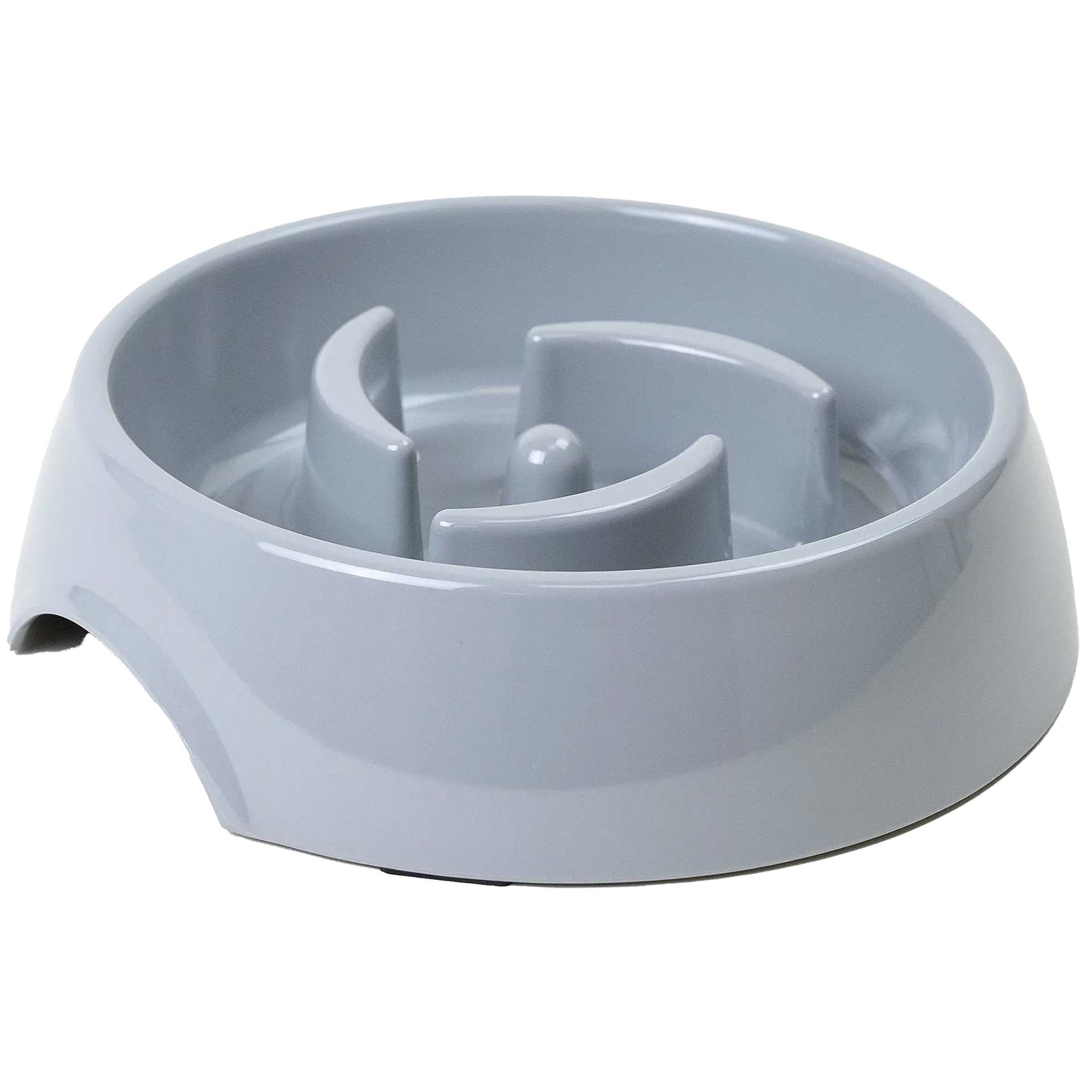 Ahmimista hidastava Anti-Hetch ruokakuppi harmaa L 600ml 20x5cm