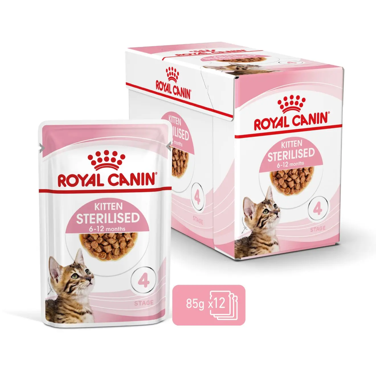 Kitten Sterilised Gravy Våtfoder för kattunge