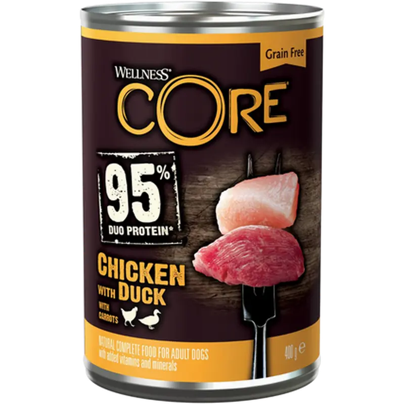 Dog Adult 95% Duo Protein Chicken & Duck 400 g