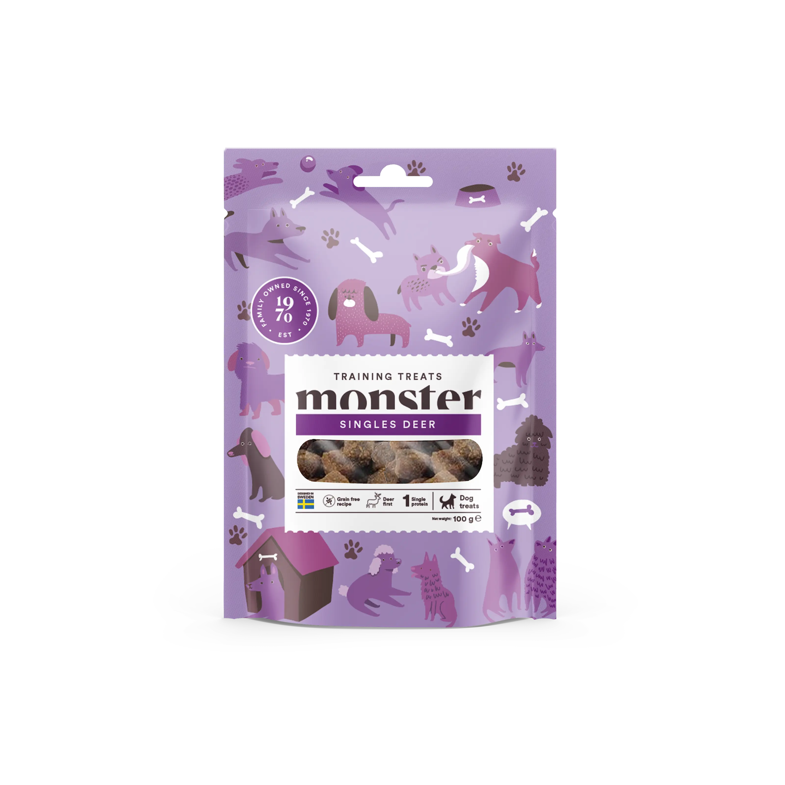 Koiran koulutusherkut Peura 100 g