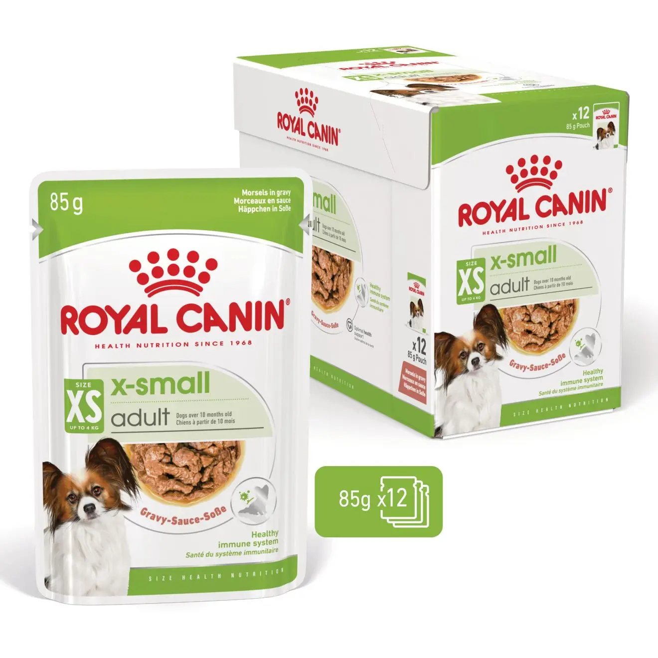 X-Small Adult Gravy Märkäruoka koirille