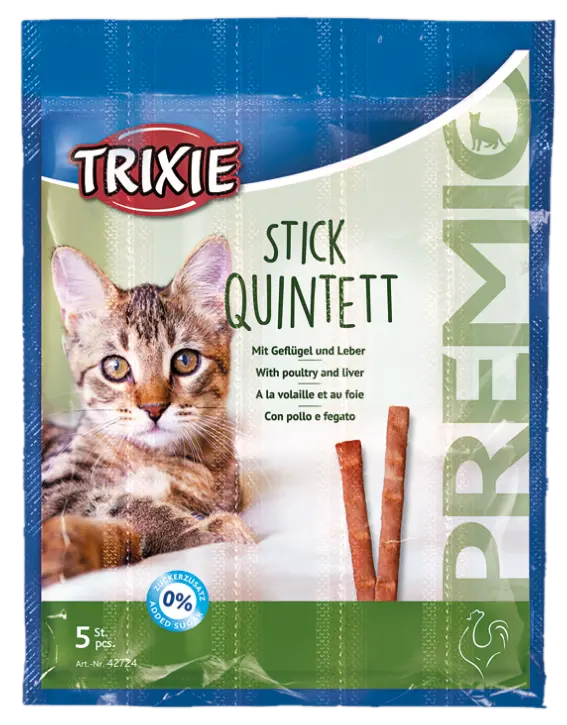 Premio Stick Quintet fugl og lever 5 x 5 g