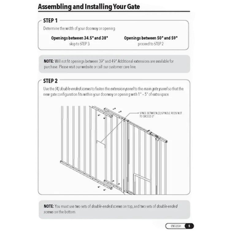 Pet Gate Maxi Walk-Through With Small Pet Door