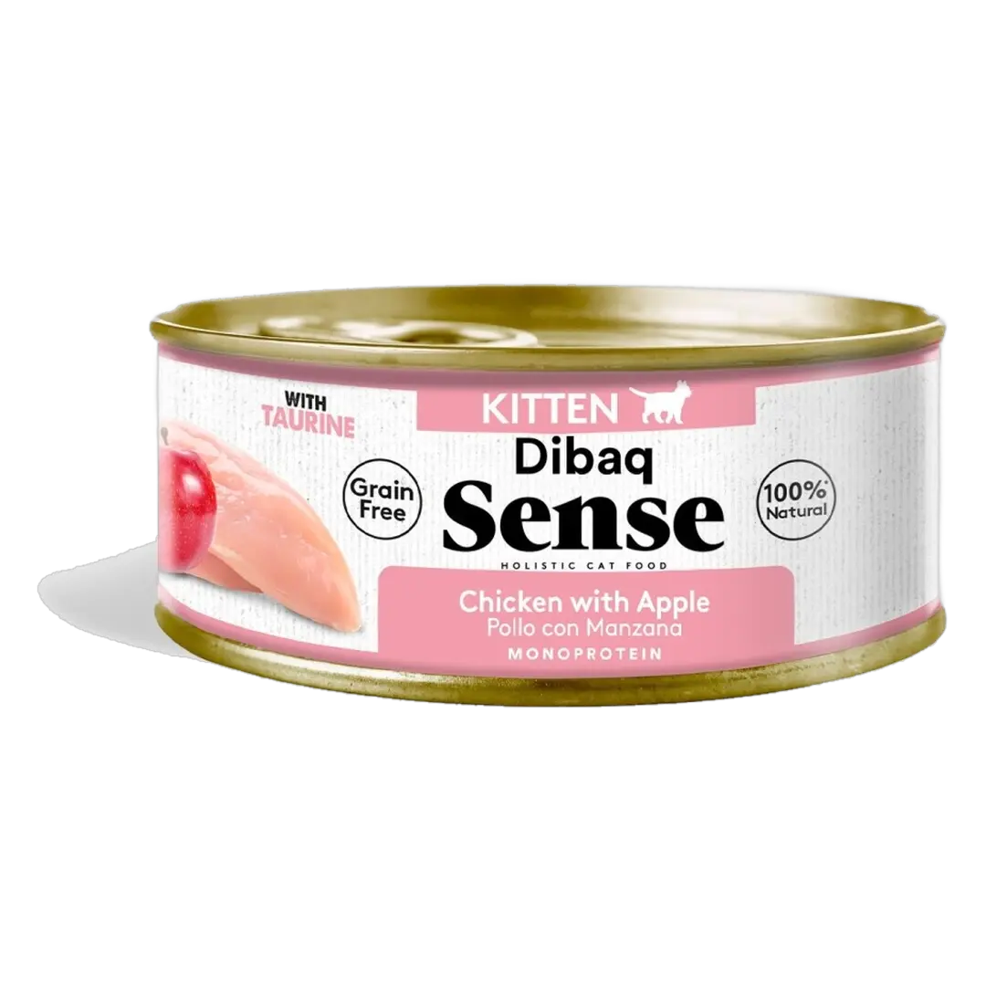 Dibaq Sense Våtfôr Kitten Kylling & Eple 70 g