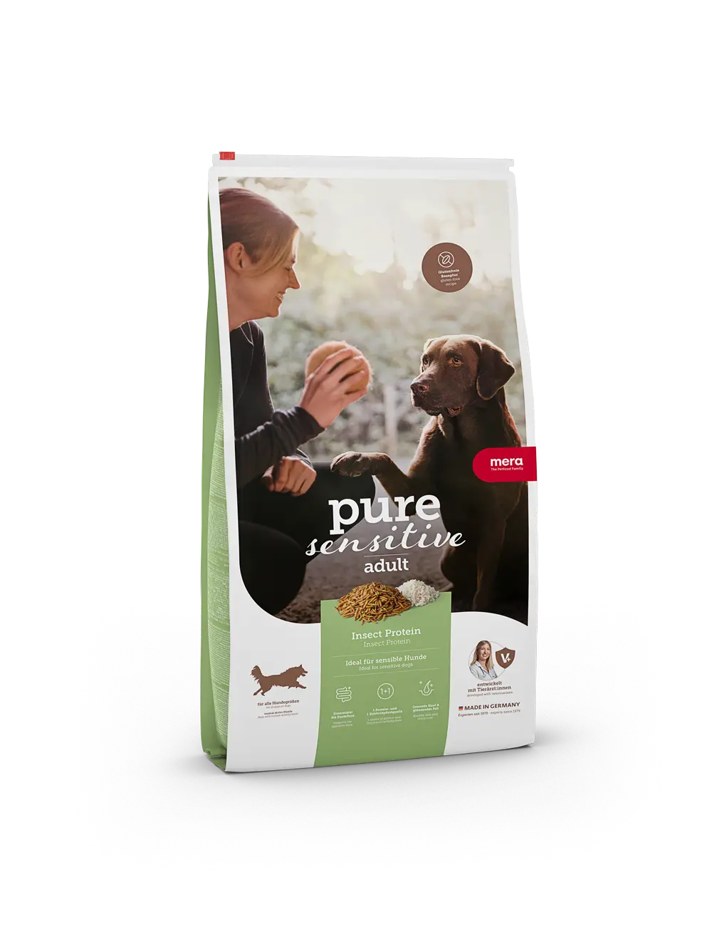 Pure Sensitive Adult Insekter og ris 4 kg