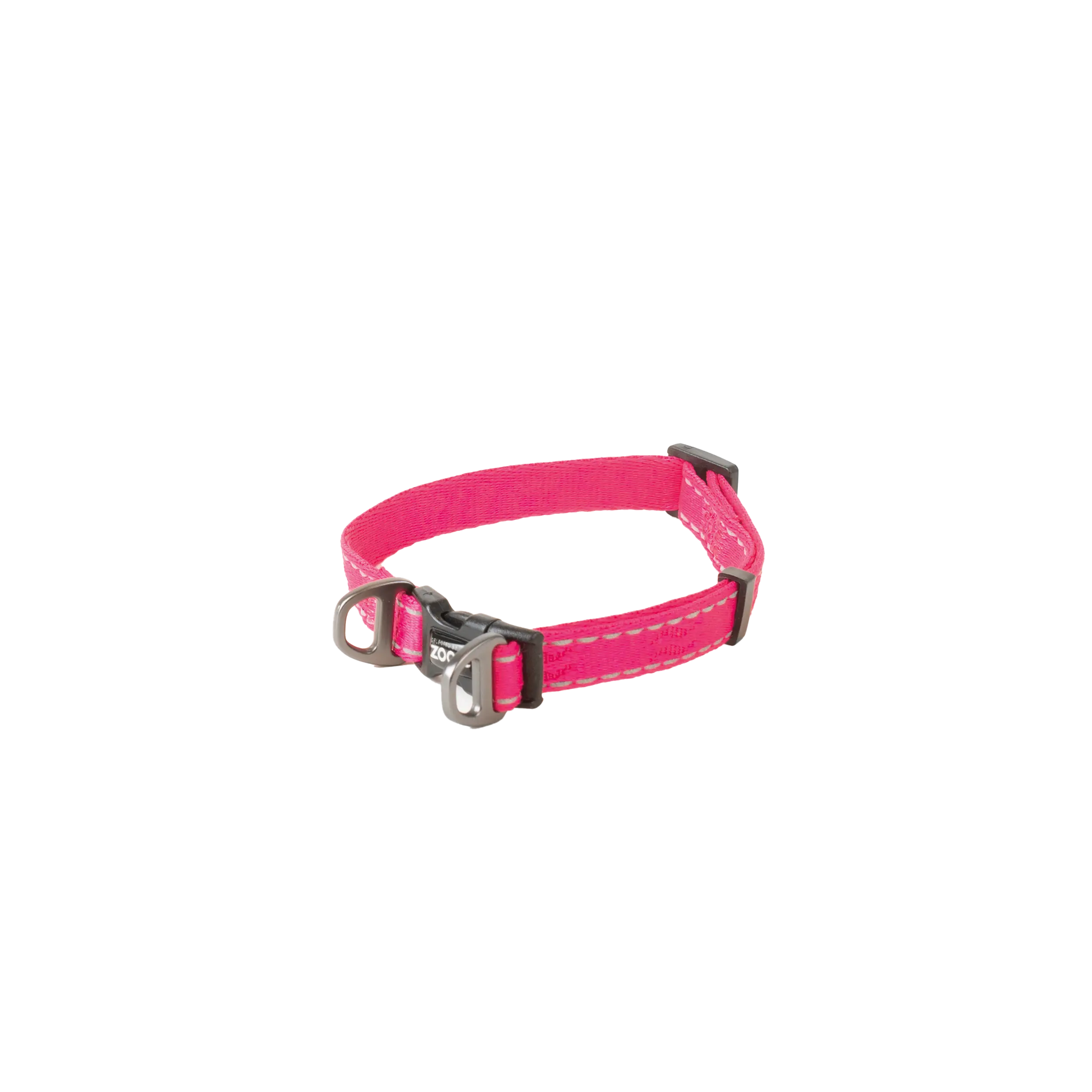 Koiran kaulapanta Rufus säädettävä, 10 mmx22-35cm, vaaleanpunainen