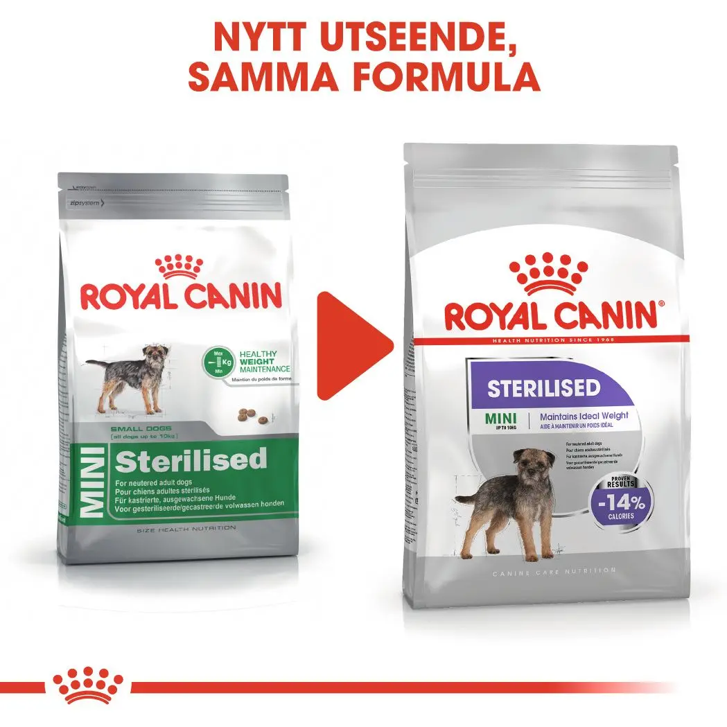 Sterilised Adult Mini Torrfoder för hund