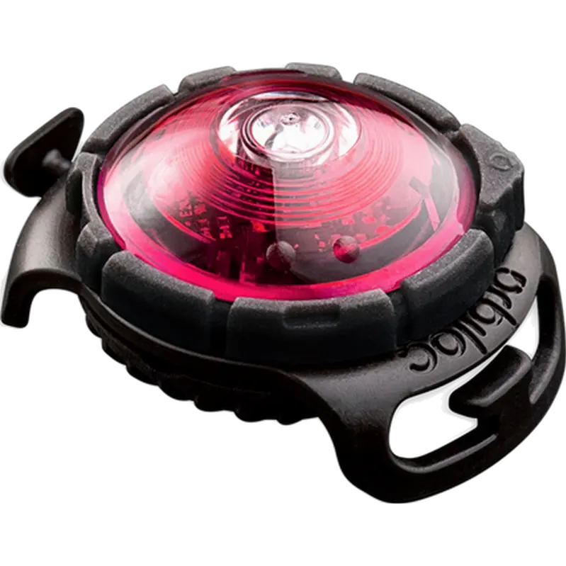 Safety Light Dog Dual LED - With Quick Mount & Adjustable Strap Pink 5 km
