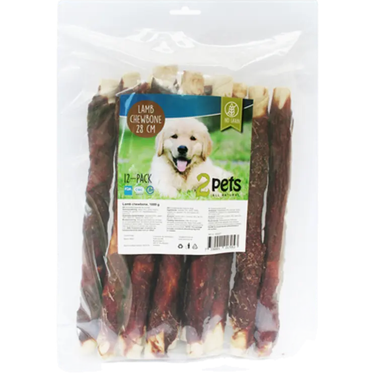 Dogsnack Deer Chewbone 17 cm 18-pakkaus XL 840 g