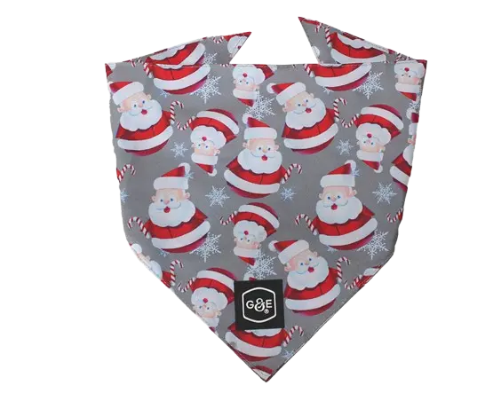 Bandana Santa XXS/XS, 48 cm mønstret