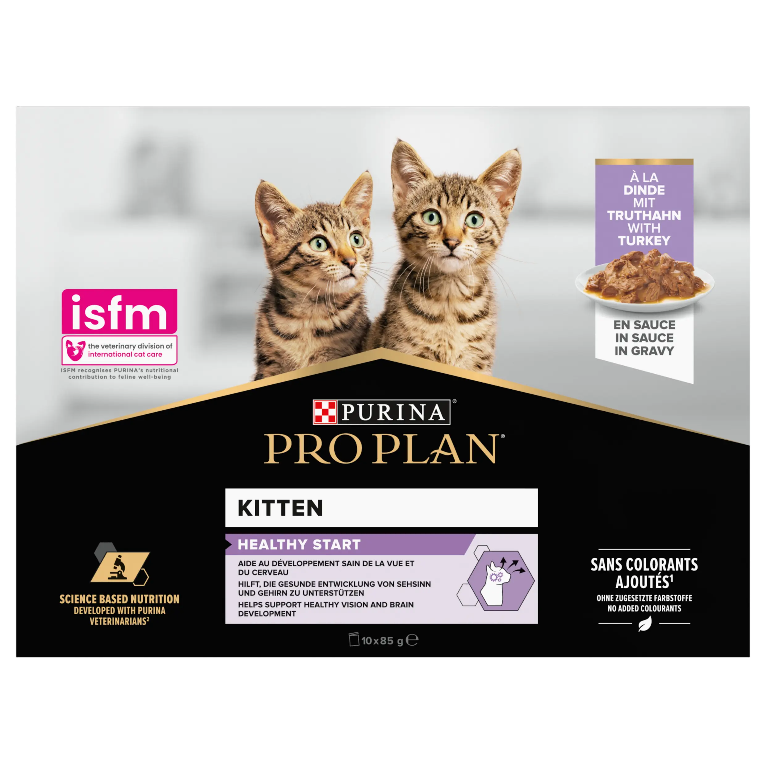 Cat Wet Junior with Turkey in Gravy Purple 85 g x 10 kpl