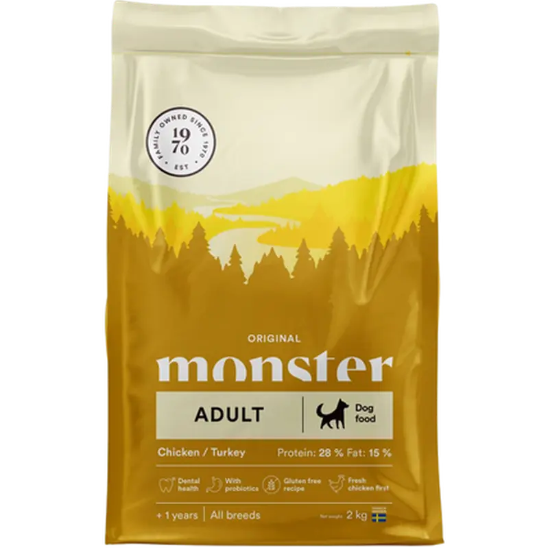 Dog Original Adult Chicken/Turkey All Breed Yellow 12 kg